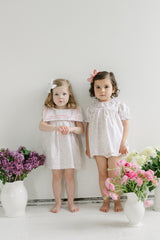 girls rose floral sailor dress