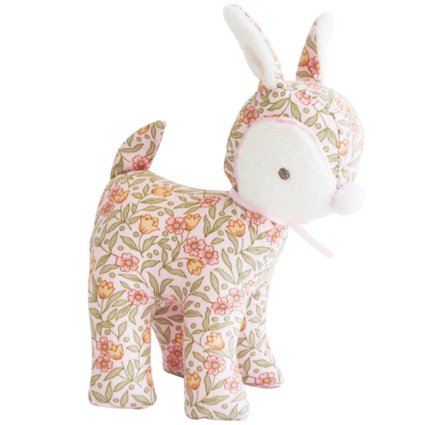 alimrose lily pink deer rattle